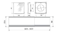Ventilator de evacuare Blauberg PVC WHM 100 DK imaginea #2 — magazin online Desire.md