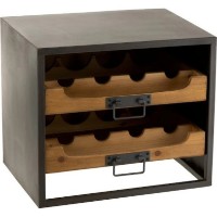 Raft pentru sticle de vin J-Line 44x28x35cm (1131)