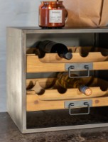Raft pentru sticle de vin J-Line 44x28x35cm (1131) imaginea #2 — magazin online Desire.md