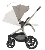 Carucior Kikka Boo Goya 2in1 Platinum Champagne imaginea #5 — magazin online Desire.md