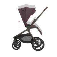 Carucior Kikka Boo Goya 2in1 Platinum Merlot imaginea #6 — magazin online Desire.md