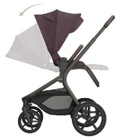 Carucior Kikka Boo Goya 2in1 Platinum Merlot imaginea #8 — magazin online Desire.md
