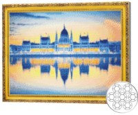 Mozaic cu diamante Art Gallery Premium Parliament Budapest 40x50cm (GA80330)