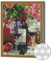 Mozaic cu diamante Art Gallery Premium Red Wine 40x50cm (QB204429)