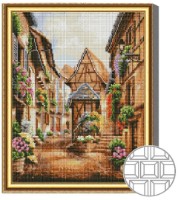 Mozaic cu diamante Art Gallery Premium Street Of The Ancient City 40x50cm (QB206412)