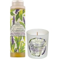 Подарочный набор Nesti Dante Romantica Wild Tuscan Lavender & Verbena Shower Gel 300ml + Candles 160g