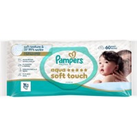 Детские салфетки Pampers Aqua Soft Touch 60pcs