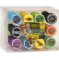 Ștampile pentru copii Totum Dino 12pcs (TT075023)