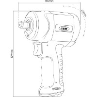 Mașină de înșurubat pneumatică JBM 54770 imaginea #6 — magazin online Desire.md