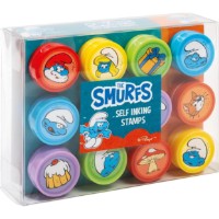 Ștampile pentru copii Totum Smurfs 12pcs (TT750098)