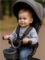 Bicicletă copii Baby Mix Relax 5in1 Grey (56256) imaginea #8 — magazin online Desire.md