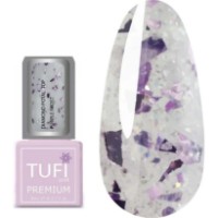 Top pentru gel-lac Tufi Profi Premium Diamond Potal Top Purple Fros 8ml