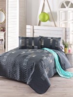 Lenjerie de pat L'Essentiel Trace Anthracite