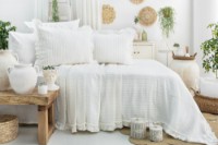 Lenjerie de pat L'Essentiel Martha Cream
