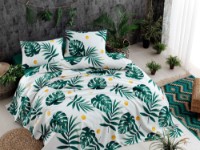 Lenjerie de pat L'Essentiel Monstera v2 Green