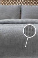 Lenjerie de pat L'Essentiel Waffle Grey imaginea #2 — magazin online Desire.md