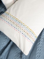 Lenjerie de pat Cotton Box Aura Pebble Indigo imaginea #2 — magazin online Desire.md