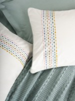 Lenjerie de pat Cotton Box Aura Pebble Mint imaginea #4 — magazin online Desire.md