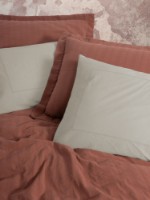 Lenjerie de pat Cotton Box Natura Vilo Tile Red imaginea #3 — magazin online Desire.md