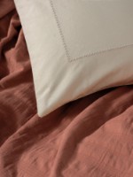 Lenjerie de pat Cotton Box Natura Vilo Tile Red imaginea #4 — magazin online Desire.md