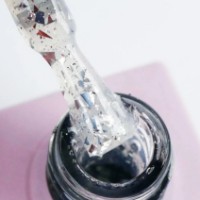 Top pentru gel-lac Tufi Profi Premium Diamond Potal Top Silver 8ml imaginea #2 — magazin online Desire.md