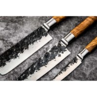 Набор ножей Forged Olive Knives Chef’s Vegetable & Utility Knife K30030 фото №2 — интернет-магазин Desire.md