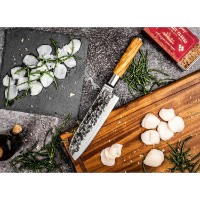 Кухонный нож Forged Olive Santoku Knife K30009 фото №3 — интернет-магазин Desire.md