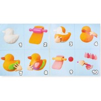 Set pentru creatie Strateg U'DO Clay Уточка 8X10gr (57324) imaginea #4 — magazin online Desire.md