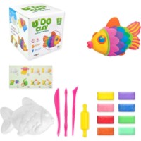 Set pentru creatie Strateg U'DO Clay Рыбка 8X10gr (57323)