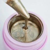 Gel pentru desen Tufi Profi Premium Gel Paint Metallic Champagne 5g imaginea #2 — magazin online Desire.md