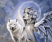 Tablou pe numere Colora Angel 40x50cm (GX32820)