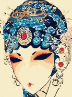 Tablou pe numere Colora Asian 30x40cm (EX5293)