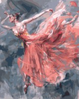 Tablou pe numere Colora Ballerina 40x50cm (GX41606)