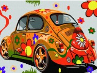 Tablou pe numere Colora Car 30x40cm (EX5044)
