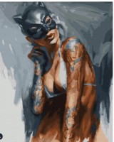 Tablou pe numere Colora Cat Woman 40x50cm (GX39663)