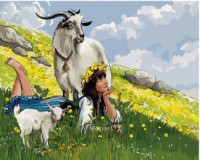 Tablou pe numere Colora Childhood 40x50cm (GX31657)