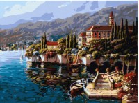 Tablou pe numere Colora City on The Water 30x40cm (EX5351)