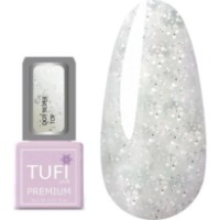 Top pentru gel-lac Tufi Profi Premium Dot Silver Top 8ml