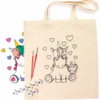 Set de decorare Rosa Ecobag-Painting Unicorn (N0003605)