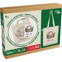 Set de decorare Rosa Ecobag-Painting Music Is Life (N0003650) imaginea #2 — magazin online Desire.md