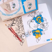 Set de decorare Rosa Ecobag-Painting Flowers In Рair (N0003621) imaginea #3 — magazin online Desire.md