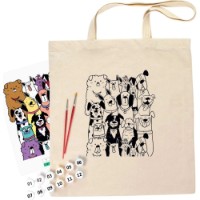 Set de decorare Rosa Ecobag-Painting Dogs (N0003612)