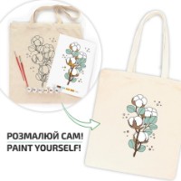 Set pentru creatie Rosa Ecobag-Painting Cotton (N0003619) imaginea #4 — magazin online Desire.md