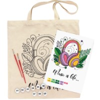 Set de decorare Rosa Ecobag-Painting Music Is Life (N0003650)