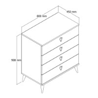 Комод Hanah Home Versa-Ce 3612 фото №5 — интернет-магазин Desire.md