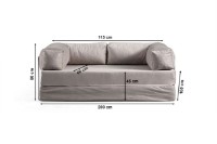 Бескаркасный диван Atelier Del Sofa Via Con Beige фото №8 — интернет-магазин Desire.md