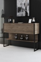 Masă consolă Hanah Home Luxe Black Walnut