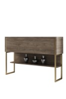 Masă consolă Hanah Home Luxe Gold Walnut imaginea #7 — magazin online Desire.md