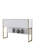 Masă consolă Hanah Home Luxe Gold White imaginea #7 — magazin online Desire.md