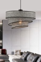 Люстра Opviq Couper Hazeran Grey/Black